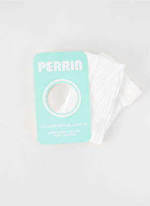 Collants stretch blanc PERRIN fille