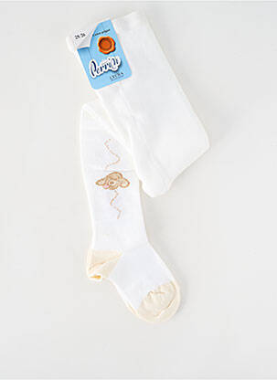 Collants blanc PERRIN pour fille