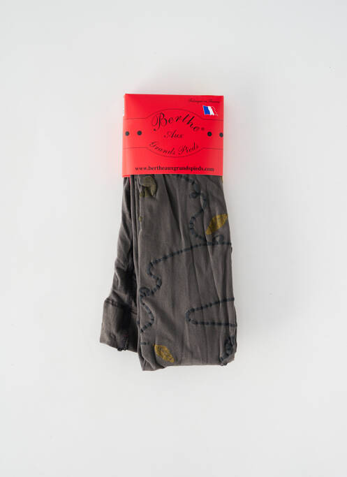 Collants gris BERTHE AUX GRANDS PIEDS pour femme