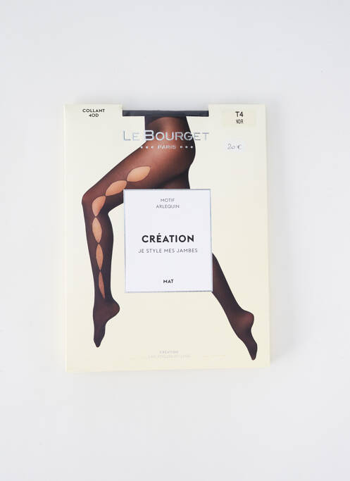 Collants noir LE BOURGET pour femme