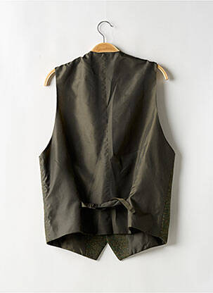 Gilet sans manche bi-matiére vert CAMILLIANO homme