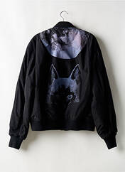 Blouson noir ONLY ONE GOD pour homme seconde vue