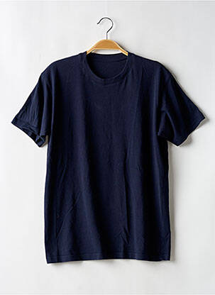 T-shirt stretch manches courtes bleu SANS MARQUE homme