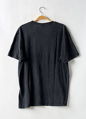T-shirt broderie manches courtes gris NOIR VINTAGE homme