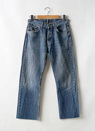 Jeans coupe droite fermeture boutonnée sur le devant taille normale bleu LEVIS homme