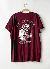 T-shirt rouge REBOUNCE pour homme seconde vue