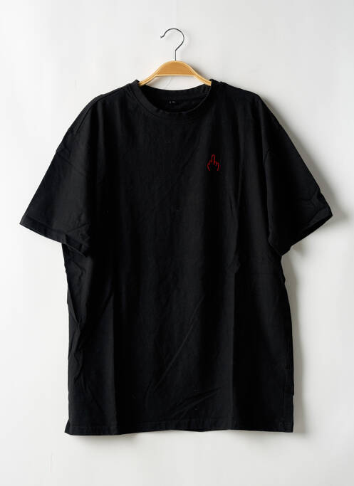 T-shirt stretch manches courtes noir SANS MARQUE homme