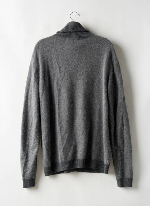 Pull col roulé gris AMERICAN VINTAGE pour homme