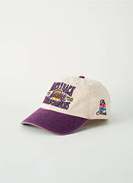 Casquette visière souple violet NBA homme