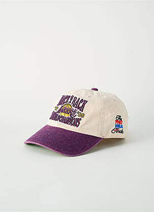Casquette visière souple violet NBA homme