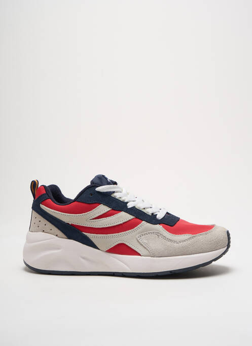 Baskets rouge KWAY pour homme