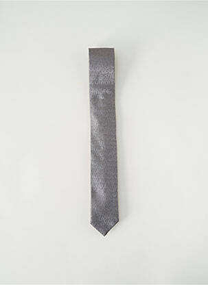 Cravate imprimé fantaisie gris HUGO BOSS homme