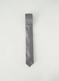 Cravate imprimé fantaisie gris HUGO BOSS homme