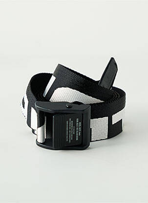 Ceinture imprimé fantaisie noir DIESEL homme