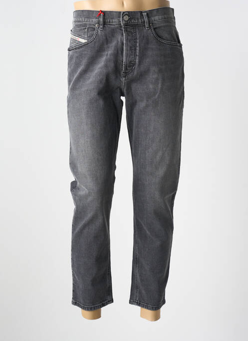 Jeans coupe droite gris DIESEL pour homme