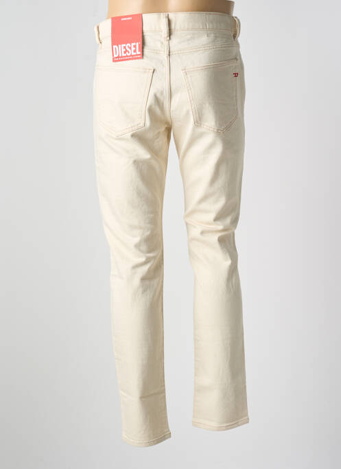 Jeans coupe slim beige DIESEL pour homme