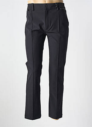 Pantalon slim tissage popeline taille normale noir FUSALP homme