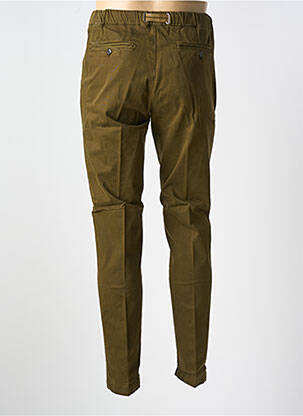 Pantalon chino tissage popeline taille normale vert WHITE SAND homme
