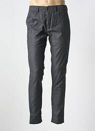 Pantalon chino tissage popeline taille normale gris WHITE SAND homme