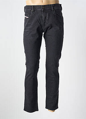 Jeans coupe slim tissage brut taille normale noir DIESEL homme