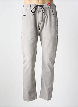 Pantalon droit gris DIESEL pour homme