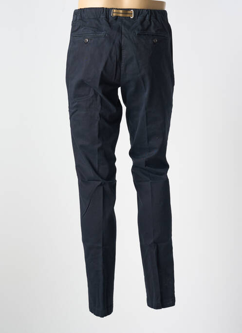 Pantalon chino tissage popeline taille normale bleu WHITE SAND homme