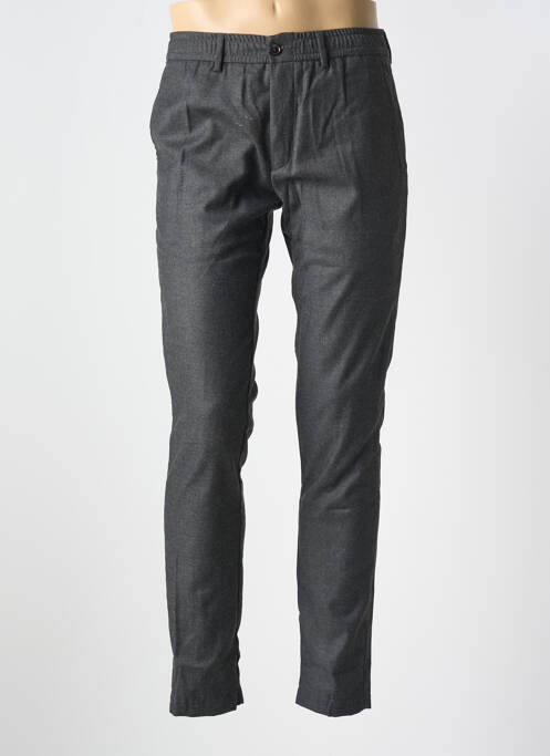 Pantalon chino tissage popeline taille normale gris WHITE SAND homme