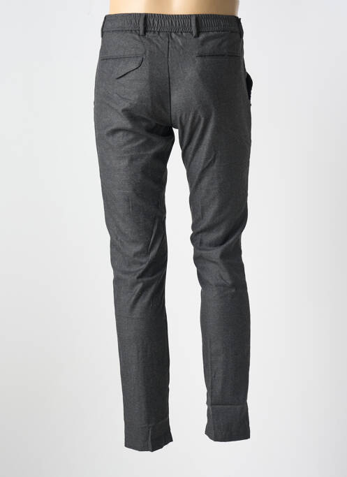 Pantalon chino tissage popeline taille normale gris WHITE SAND homme