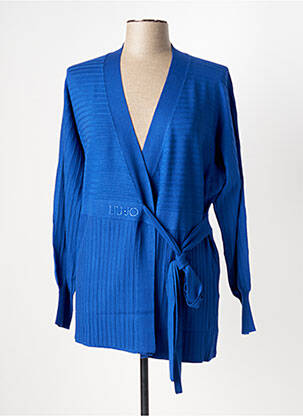 Gilet manches longues coupe cintrée bleu LIU  JO femme