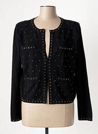 Gilet manches longues stretch noir TWINSET femme