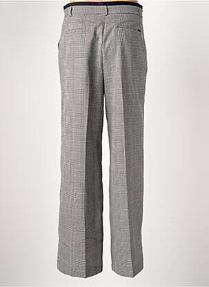 Pantalon droit tissage popeline taille normale noir IKKS femme