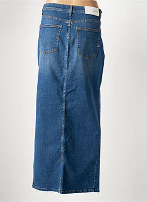 Jupe longue coupe droite bleu VICOLO femme