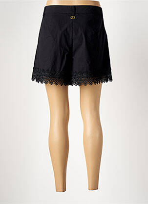 Short fermeture zippée sous rabat boutonné taille normale noir TWINSET femme