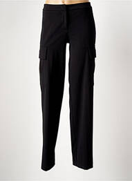 Pantalon cargo poches taille normale noir FIVE femme