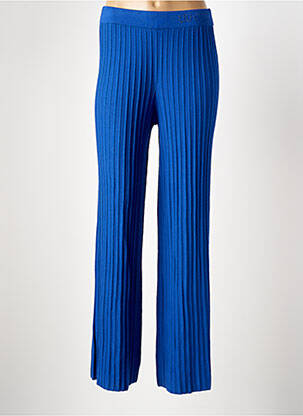 Pantalon droit stretch taille normale bleu LIU  JO femme