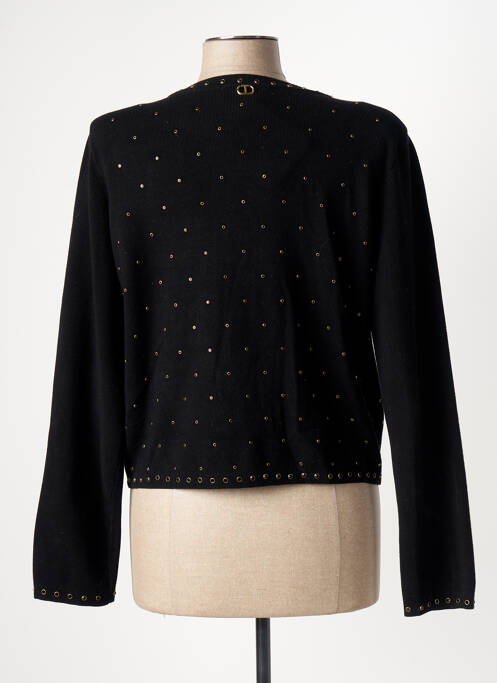 Gilet manches longues noir TWINSET femme