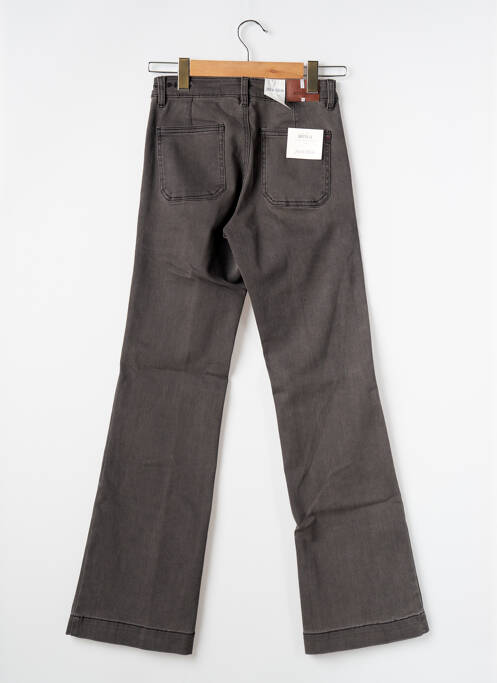 Jeans coupe droite gris JANE BLUE pour femme