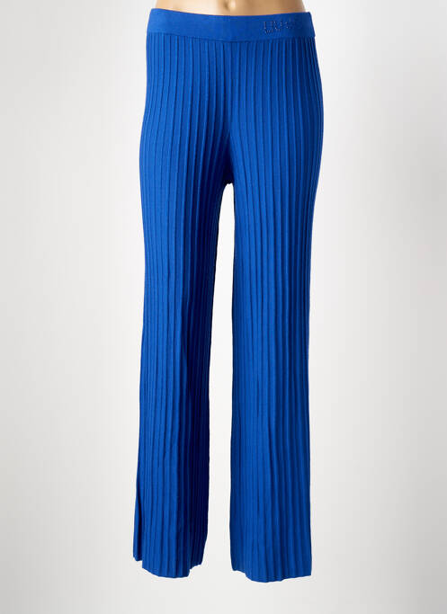 Pantalon droit bleu LIU  JO pour femme