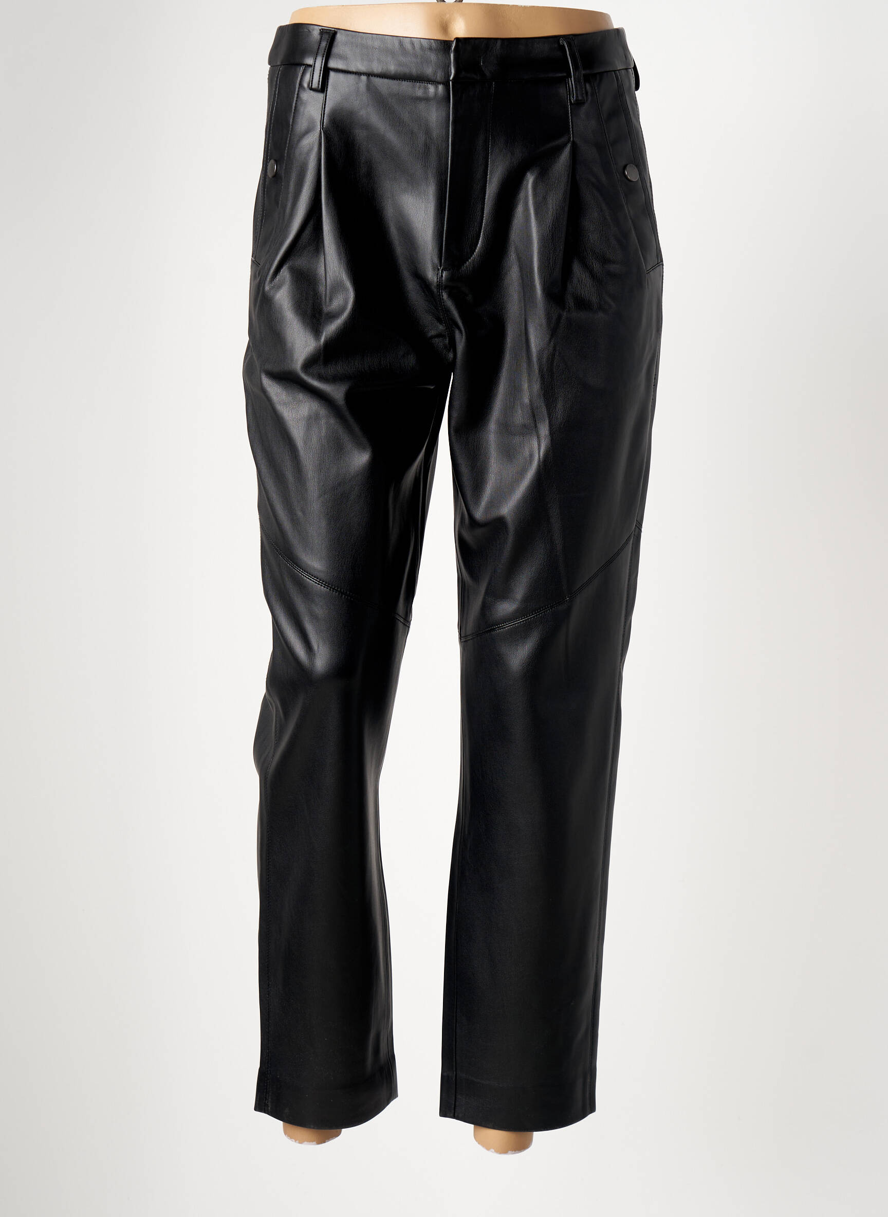 Pantalon Slim Taille Normale Noir Ikks Femme 2544241-noir00 Modz