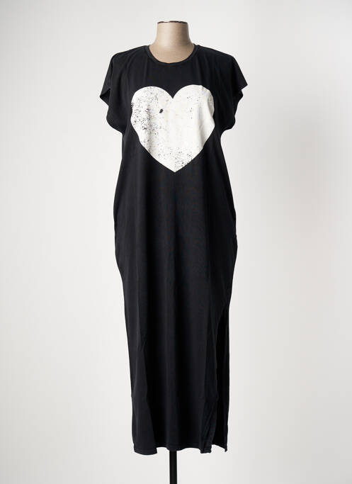 Robe longue noir FIVE pour femme