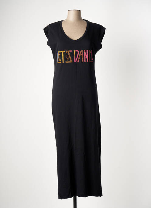 Robe longue noir NINE TEES pour femme