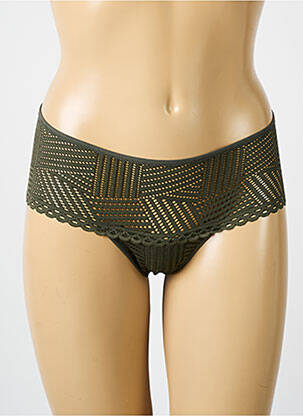 Shorty stretch vert ANTIGEL femme