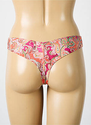 Tanga stretch orange ANTIGEL femme