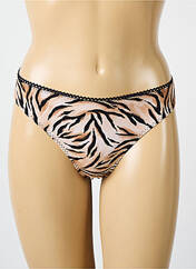 Tanga marron ANTIGEL pour femme seconde vue