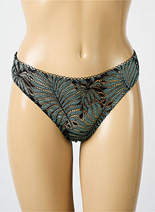 Tanga vert ANTIGEL pour femme