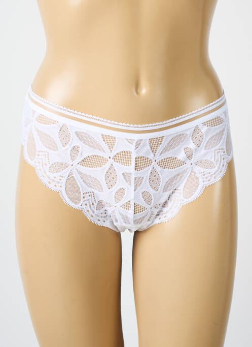Tanga blanc ANTIGEL pour femme