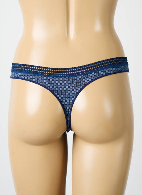 Tanga bleu ANTIGEL pour femme