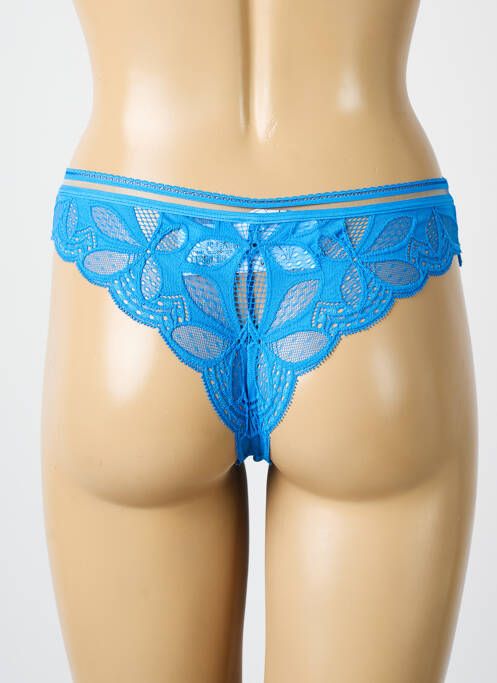 Tanga bleu ANTIGEL femme