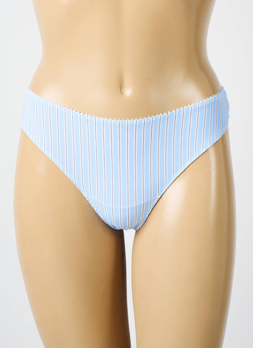Tanga bleu ANTIGEL pour femme