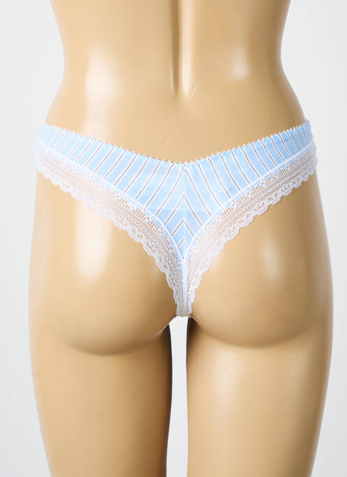 Tanga bleu ANTIGEL pour femme